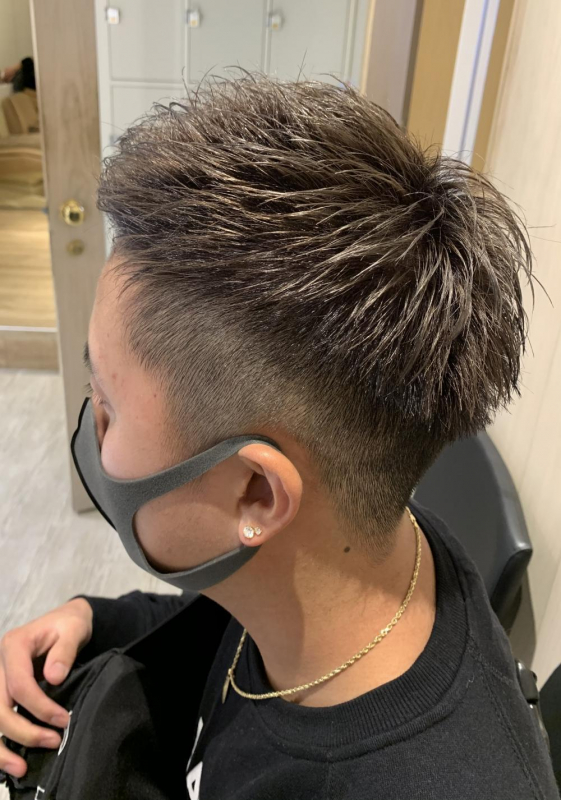 ザクザクショート×ミルクティーベージュ